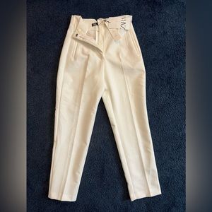 White Zara pants.